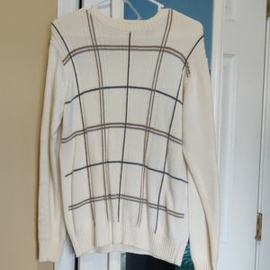 Cream patterned sweater
